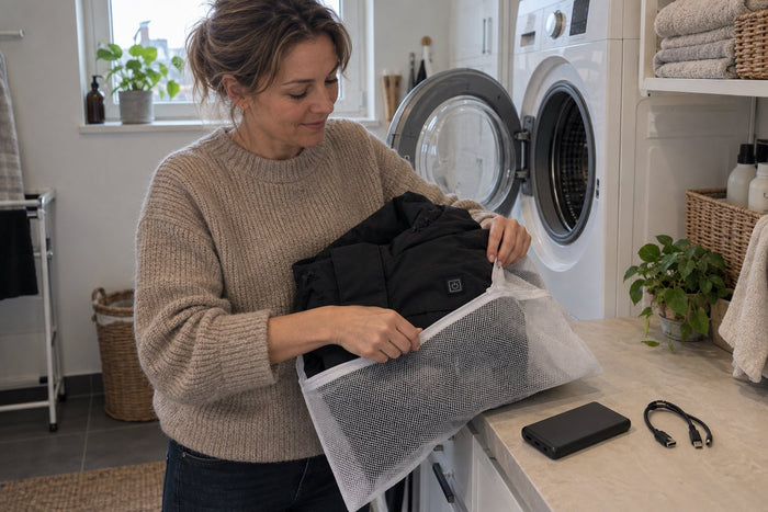 Zo was je verwarmde kleding