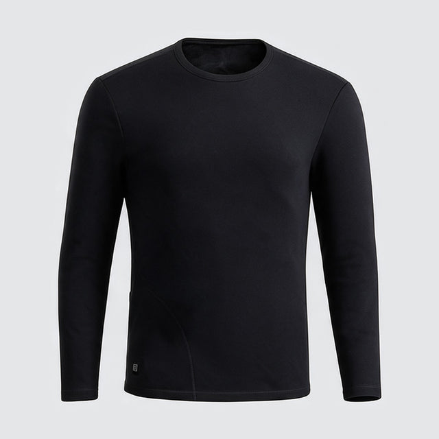 Verwarmd thermoshirt zwart