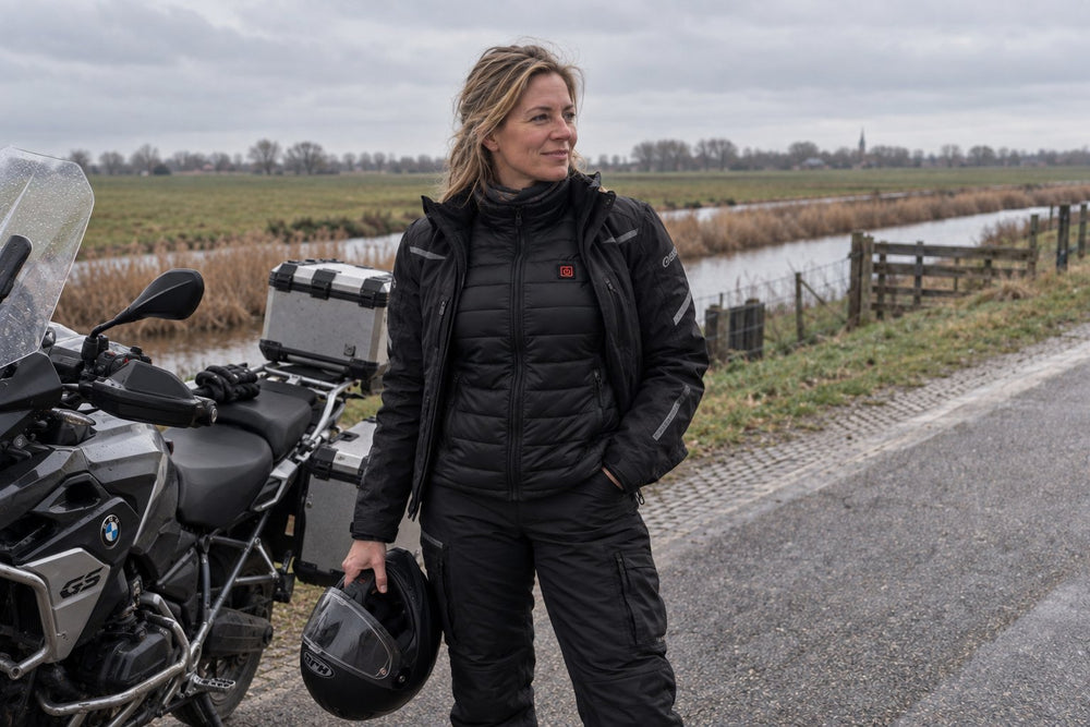 Verwarmde kleding voor motorrijden