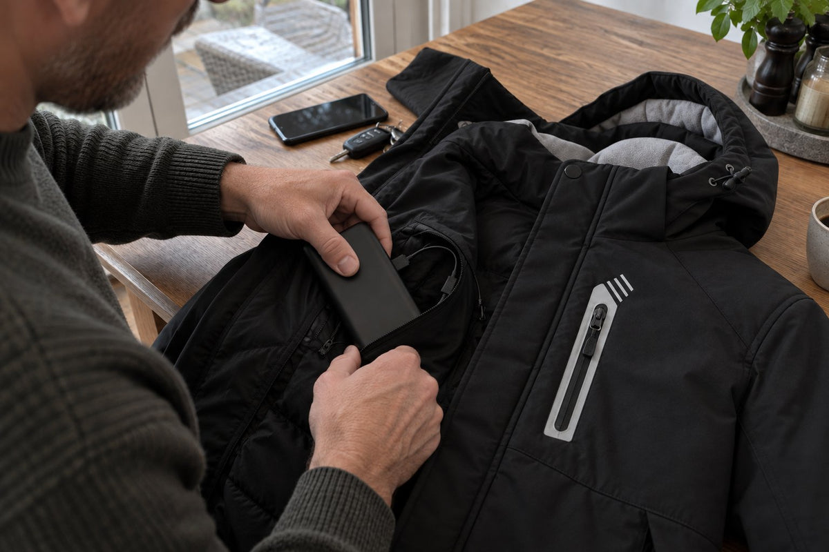 Welke powerbank heb je nodig voor verwarmde kleding?