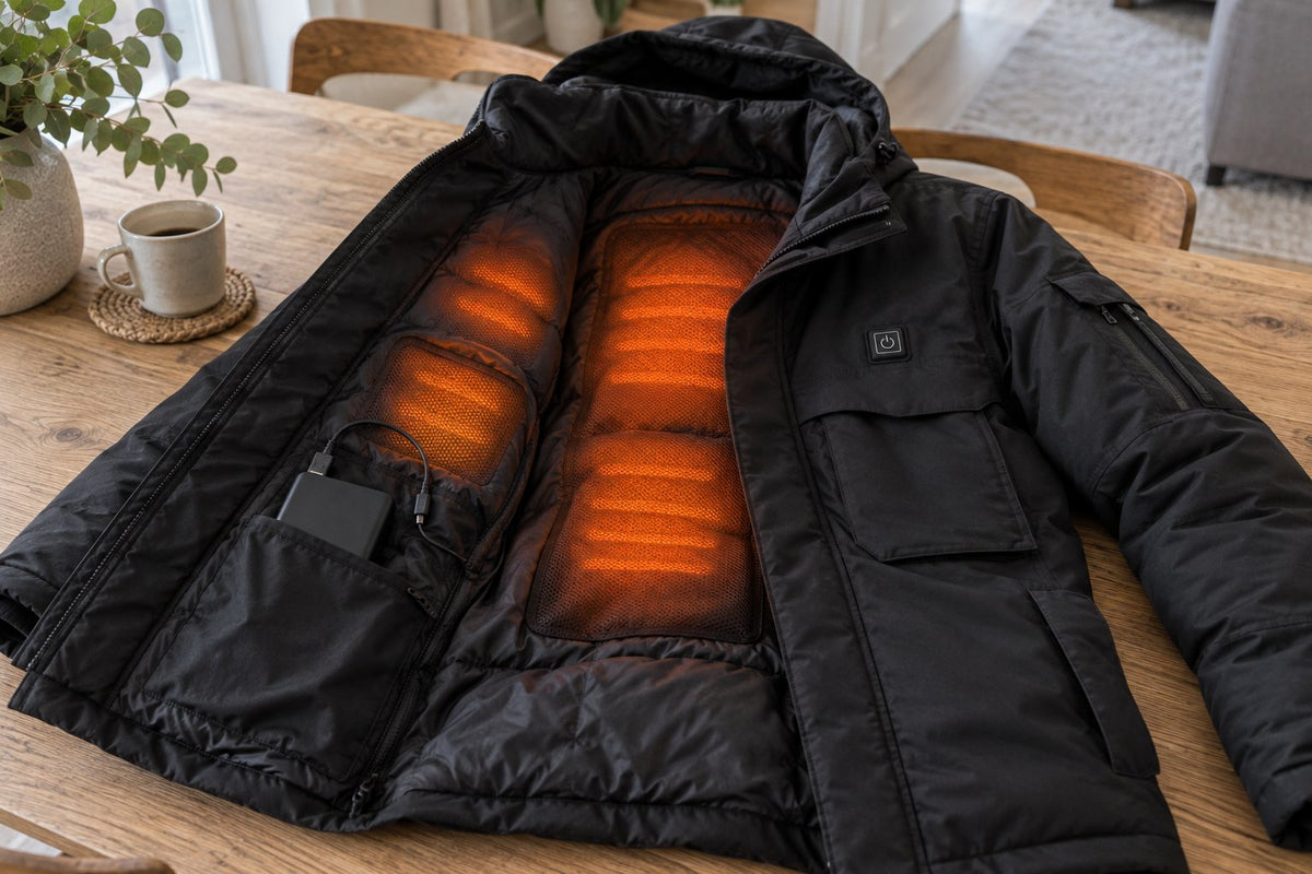 Hoe werkt verwarmde kleding?