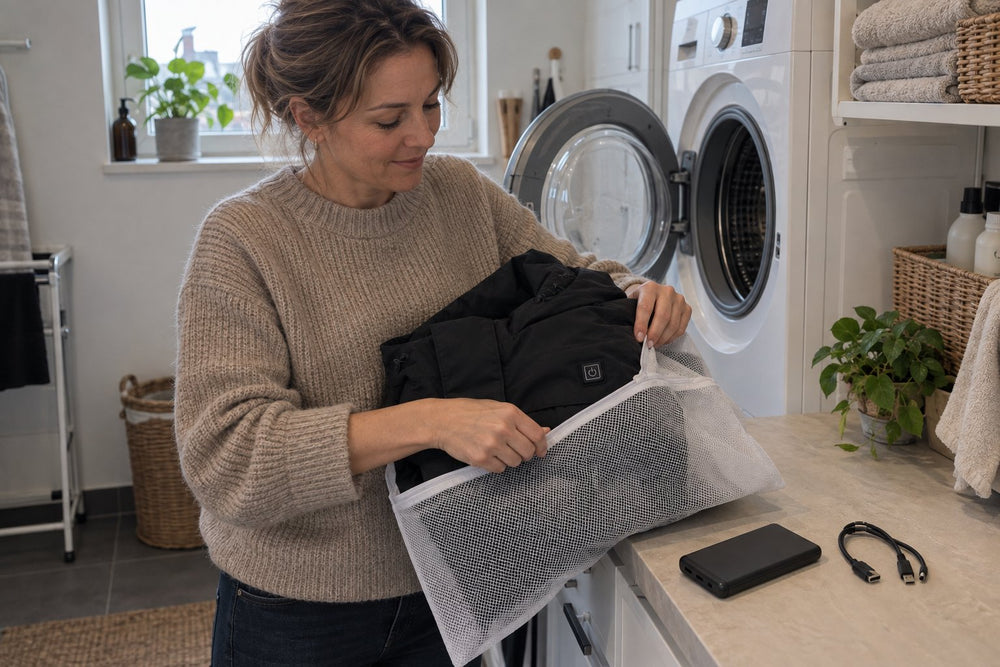 Zo was je verwarmde kleding