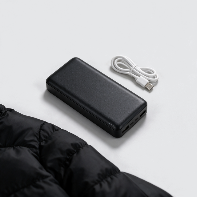 TERMVO powerbank van 20.000 mAh met USB-kabel