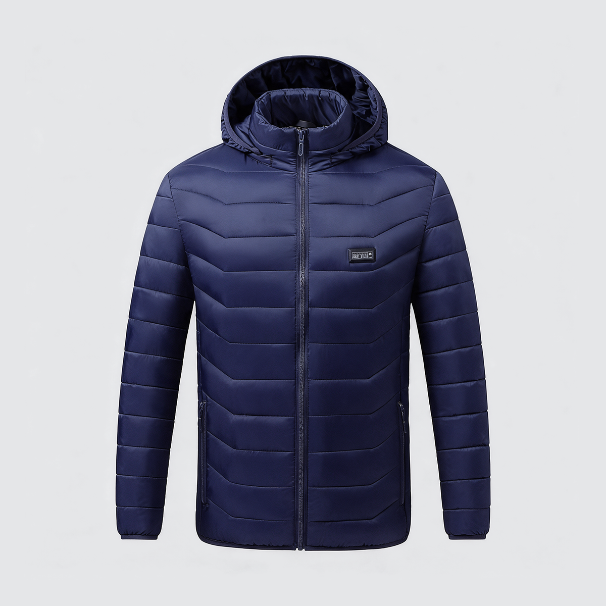 Verwarmde lichtgewicht jas blauw